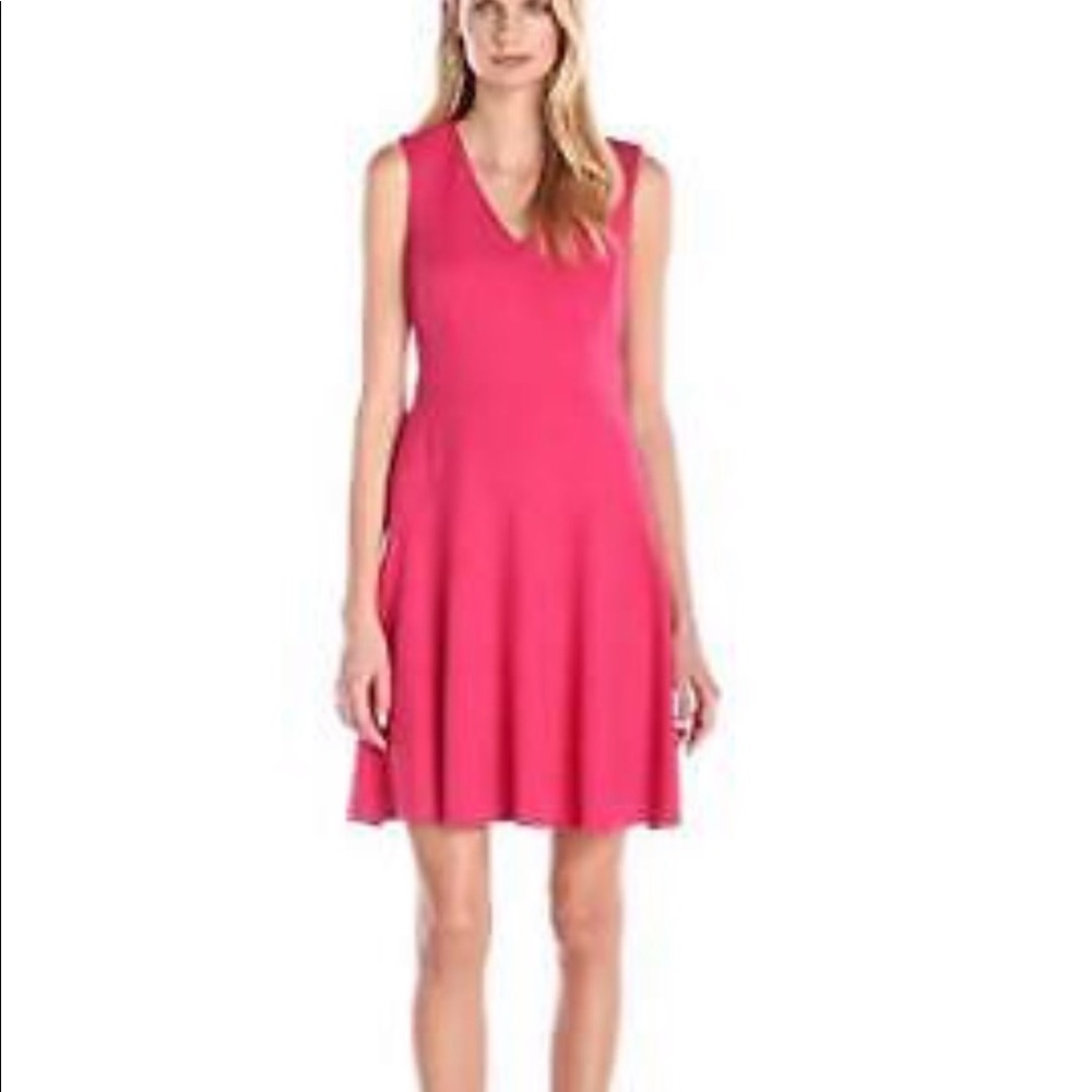 NineWest Pink Sleeveless Ponte Knit  Dress size10